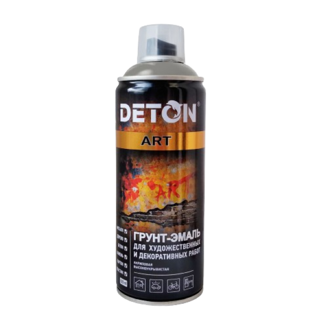 Deton DETON ART - Primer-enamel - Gray - Aerosol, 520 ml DTN-A70712 – buy in Petropavlovsk | carpaint.kz