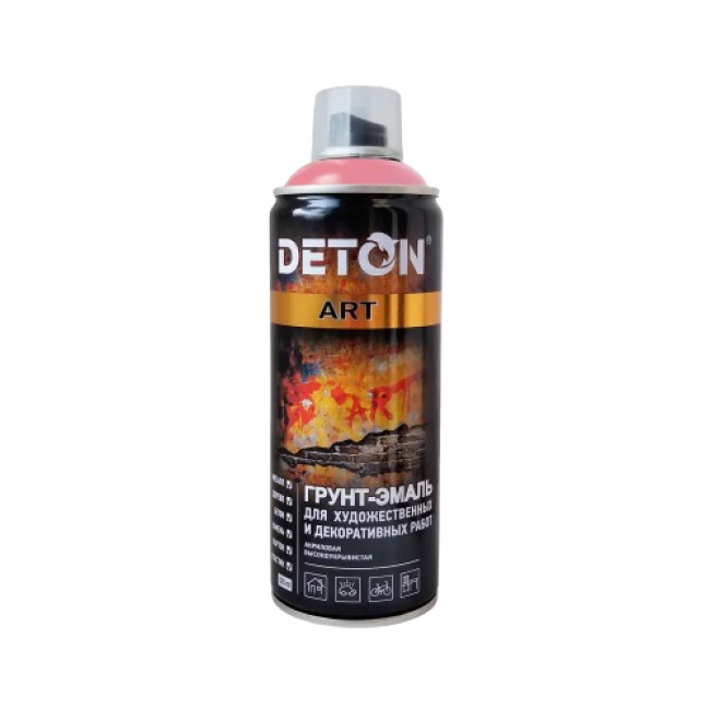 Deton DETON ART - Primer-enamel - Pink - Aerosol, 520 ml DTN-A70685 – buy in Petropavlovsk | carpaint.kz