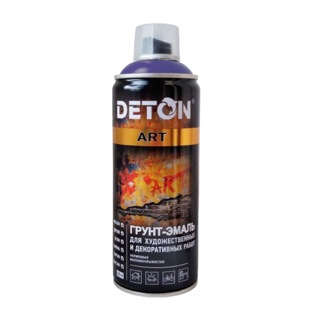 Deton DETON ART - Primer-enamel - Blue-violet - Aerosol, 520 ml DTN-A70686 – buy in Petropavlovsk | carpaint.kz
