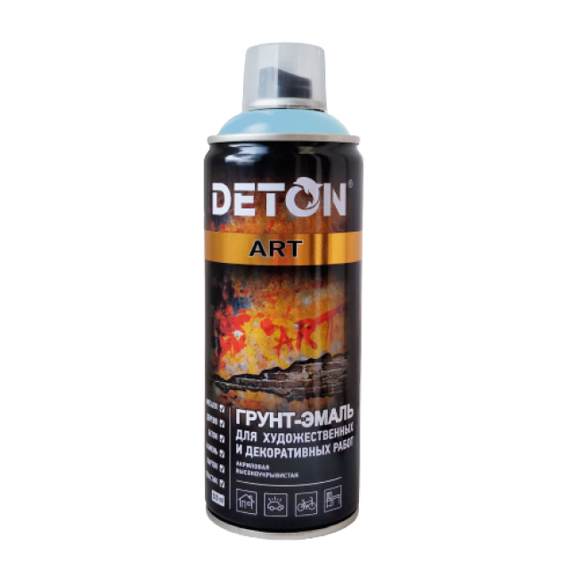 Deton DETON ART - Primer-enamel - Blue ice - Aerosol, 520 ml DTN-A70687 – buy in Petropavlovsk | carpaint.kz