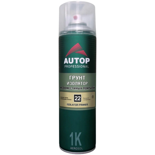 Autop AUTOP №22 - Primer-insulator for incompatible coatings - Sand - Aerosol, 650 ml АТР-А07825 – buy in Petropavlovsk | carpaint.kz