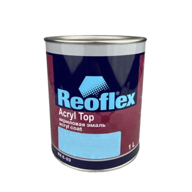 Reoflex 丙烯酸珐琅 2+1 LADA 601 B 黑色，1l RX E-03-1000-601 B 图片 – 彼得罗巴甫洛夫斯克 | carpaint.kz