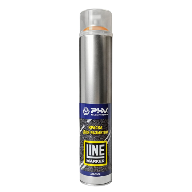 RAL 2009 PHV - Краска для разметки - Line Marker - Транспортный оранжевый - Аэрозоль, 1000 мл PHV-A07822 – купить в Петропавловске | PHV - Line Marker | carpaint.kz
