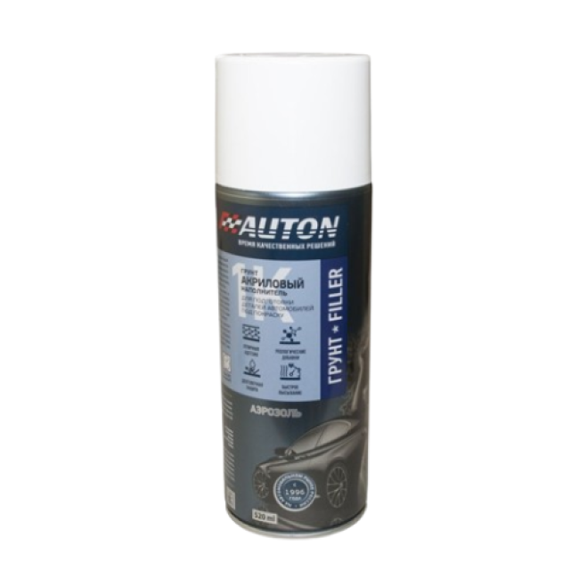 Auton 丙烯酸填充底漆（填料），AUTON，白色，气雾剂 520 毫升 ATN-A07367 图片 – 彼得罗巴甫洛夫斯克 | carpaint.kz