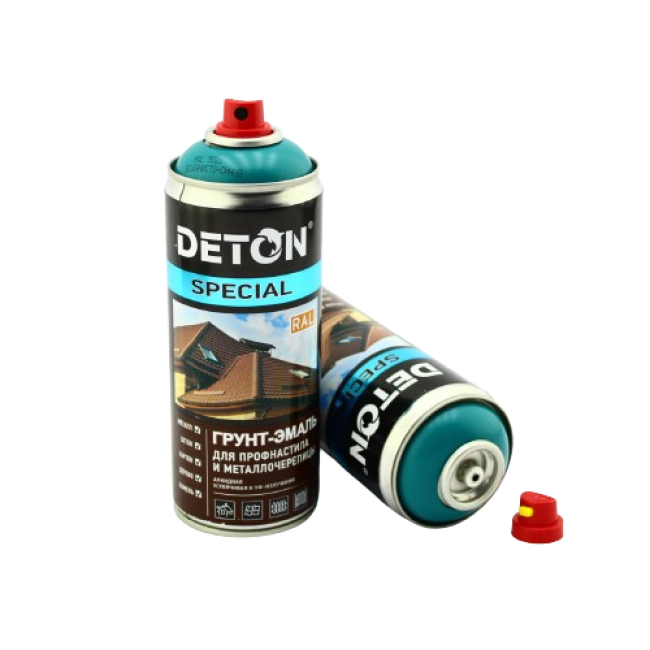 RAL 5021 DETON SPECIAL - Грунт-эмаль для металлочерепицы - Водянисто-синий - Аэрозоль, 520 мл DTN-A07362 – купить в Петропавловске | Deton | carpaint.kz