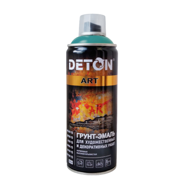 Deton Primer-enamel for artistic and decorative works DETON ART, Azure, aerosol 520 ml DTN-A70683 – buy in Petropavlovsk | carpaint.kz