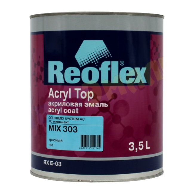 Reoflex 303 MIX Acrylic enamel 4+1, Red, 3.5l RX E-03-303-3500 – buy in Petropavlovsk | carpaint.kz