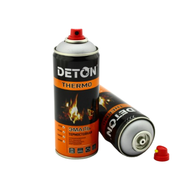 Deton DETON THERMO - 耐热瓷釉 - 红色 - 气雾剂，520 毫升 DTN-A70788 图片 – 彼得罗巴甫洛夫斯克 | carpaint.kz