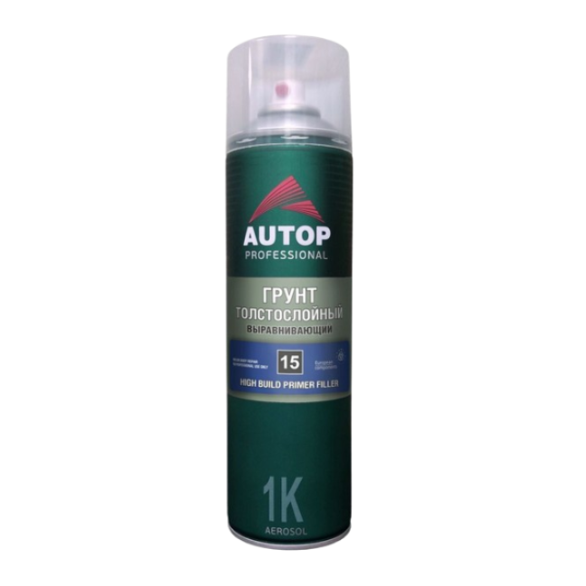 Autop AUTOP №15 - Thick-layer primer - White - Aerosol, 650 ml АТР-А07662 – buy in Petropavlovsk | carpaint.kz