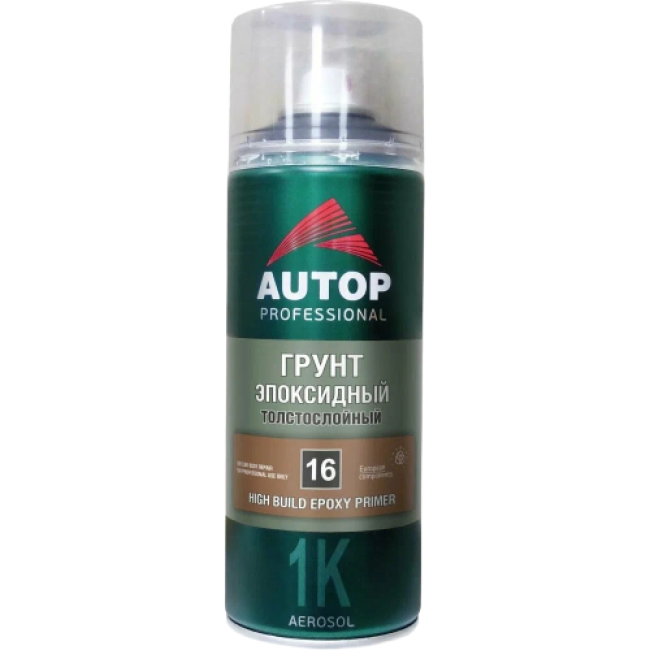 Autop AUTOP №16 - Epoxy thick-layer primer - Gray - Aerosol, 520 ml ATP-A07233 – buy in Petropavlovsk | carpaint.kz