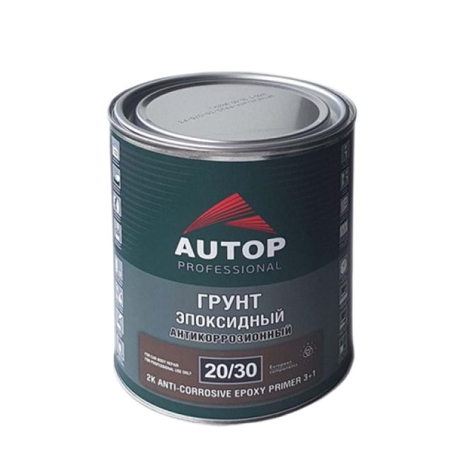 AUTOP 20/30 - 2K Эпоксидті коррозияға қарсы праймер 3+1 - Ашық сұр - Консерві, 0,75л ATP-PR20/30-075/P3 – Петропавлда сатып алу | Autop | carpaint.kz